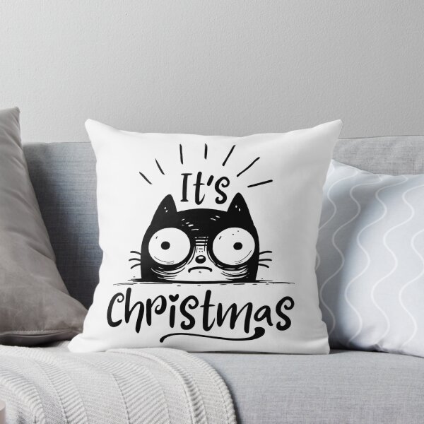 Item preview, It's Christmas Cat Meme designed and sold by StoneybrokeM.
