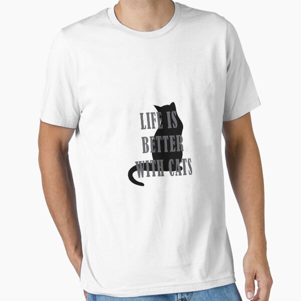 Artikel-Vorschau von Life Is Better With Cats, designt und verkauft von CatDressed.