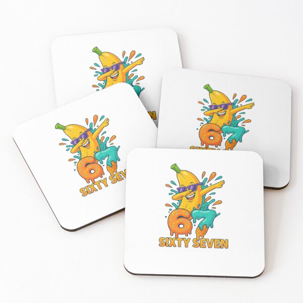 Item preview, Dabbing Banana 67 Funny Birthday Design 67 Donut Ice Cream Cartoon Banana Dab T-Shirt designed and sold by Omarmadani.