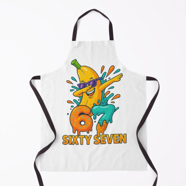 Item preview, Dabbing Banana 67 Funny Birthday Design 67 Donut Ice Cream Cartoon Banana Dab T-Shirt designed and sold by Omarmadani.