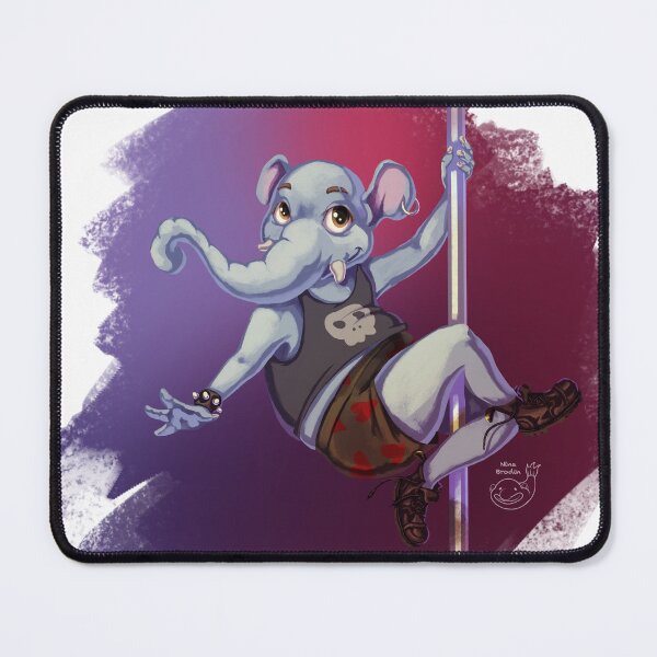 Item preview, Pole Dance Elephant designed and sold by NinaTheBlobfish.
