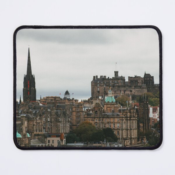 Item preview, Edinburgh skyline with Castle and The Hub designed and sold by rhosbahu.