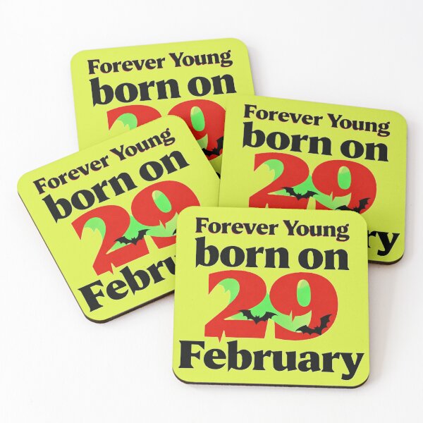 Item preview, Forever Young – Born on February 29 designed and sold by Abeshinobi.