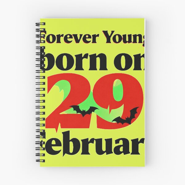 Item preview, Forever Young – Born on February 29 designed and sold by Abeshinobi.