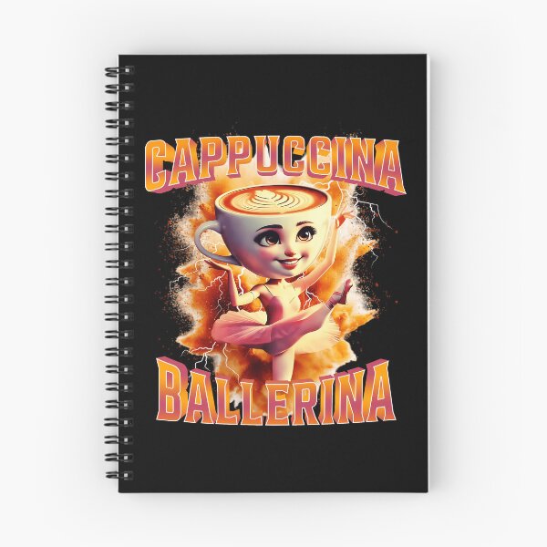 Item preview, Cappuccina Ballerina - Italian Brainrot Coffee Meme designed and sold by jotaro210.