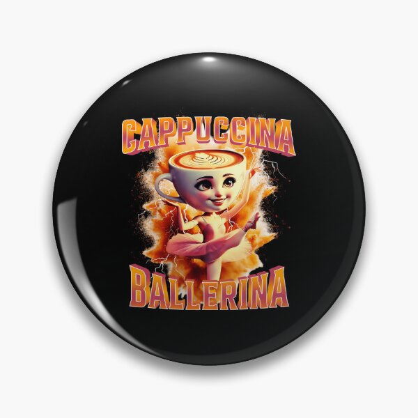 Item preview, Cappuccina Ballerina - Italian Brainrot Coffee Meme designed and sold by jotaro210.