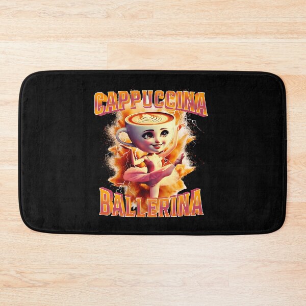 Item preview, Cappuccina Ballerina - Italian Brainrot Coffee Meme designed and sold by jotaro210.