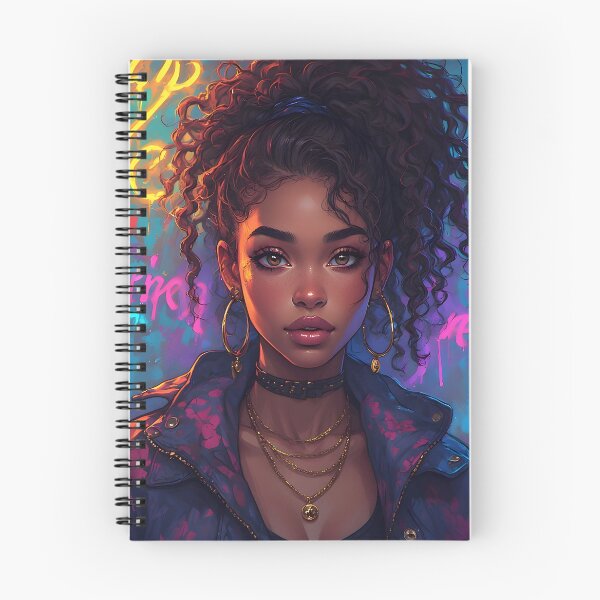 Aperçu de l'œuvre Art numérique Cyberpunk Black Beauty créée et vendue par Greenway Creations.