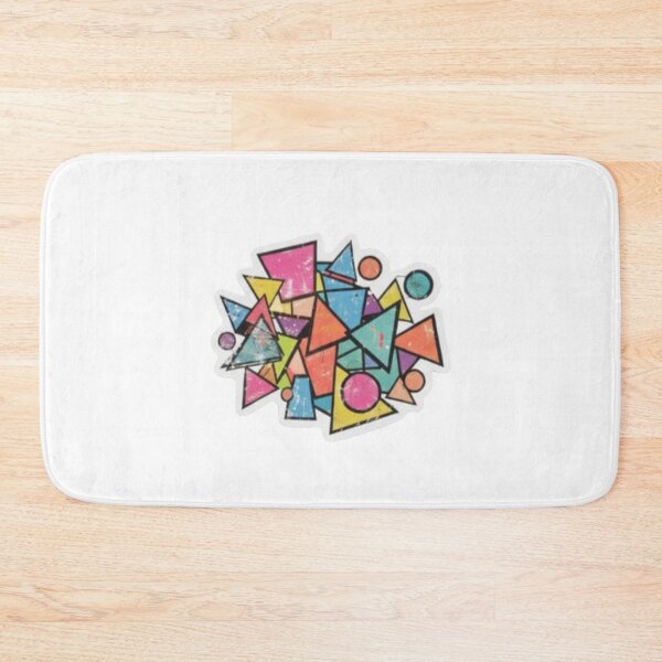 Item preview, Vibrant Triangles & CirclesAesthetic Sticker Bomb. ​'90s Abstract Jumble. designed and sold by ZyVoAli.
