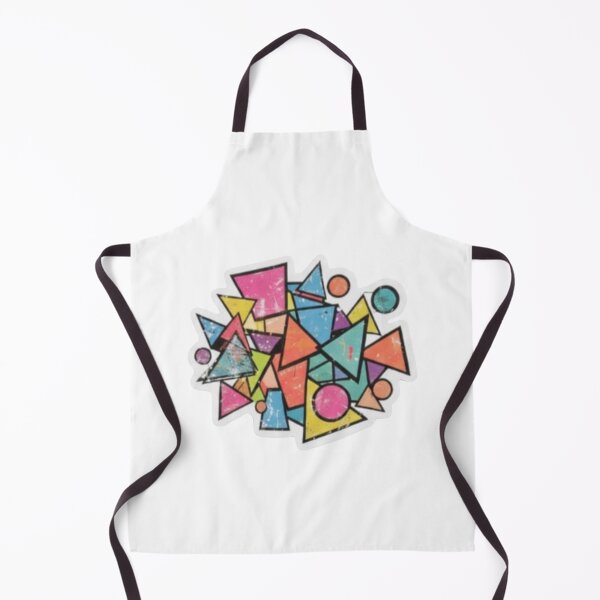 Item preview, Vibrant Triangles & CirclesAesthetic Sticker Bomb. '90s Abstract Jumble. designed and sold by ZyVoAli.