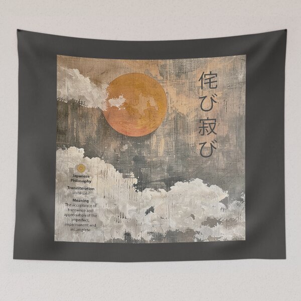 Item preview, Japanese Philosophy わびさび Wabi Sabi designed and sold by Abstractarium.