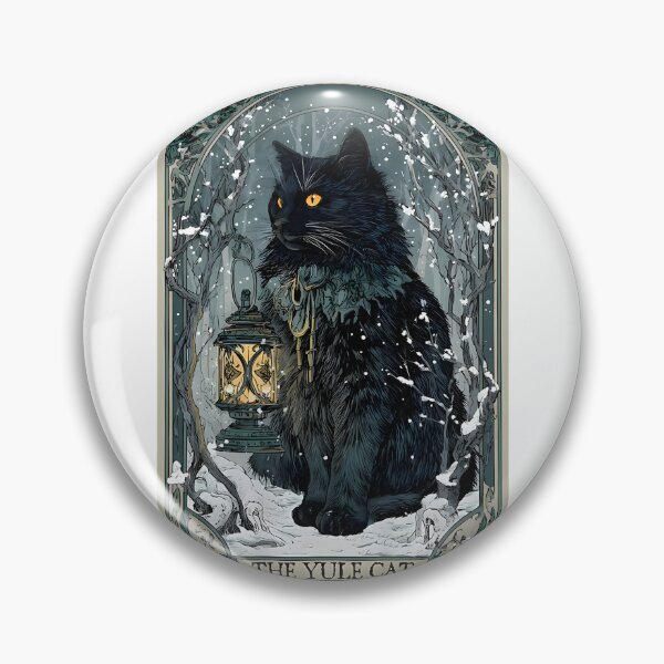 Item preview, Creepmas Vintage The Yule Cat Tarot Card Dark Christmas designed and sold by GreggRoss.