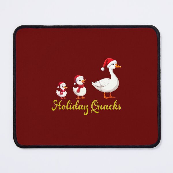 Item preview, Holiday Quacks – Cute Christmas Duck Family Illustration designed and sold by DeeLulu.