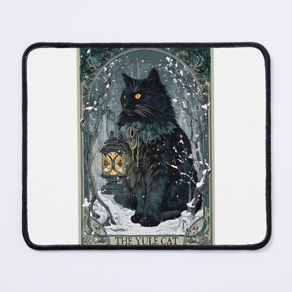 Item preview, Creepmas Vintage The Yule Cat Tarot Card Dark Christmas designed and sold by GreggRoss.