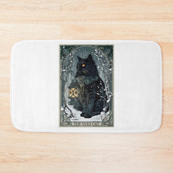 Item preview, Creepmas Vintage The Yule Cat Tarot Card Dark Christmas designed and sold by GreggRoss.
