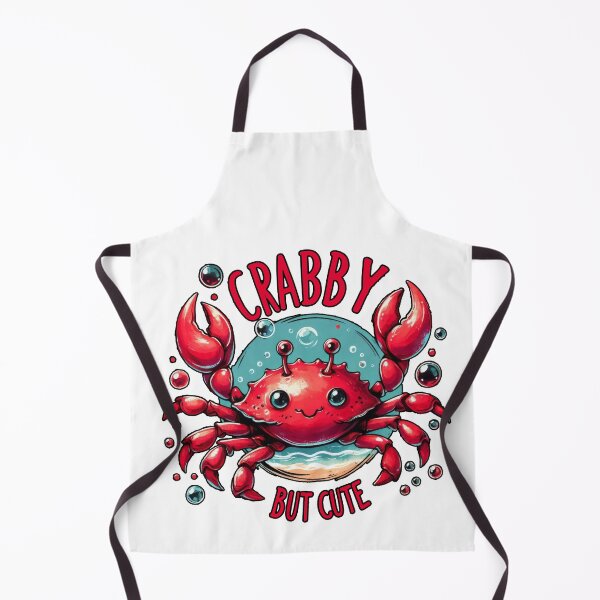 Item preview, Crabby But Cute Funny Ocean Animal Pun designed and sold by TeeARTHY.