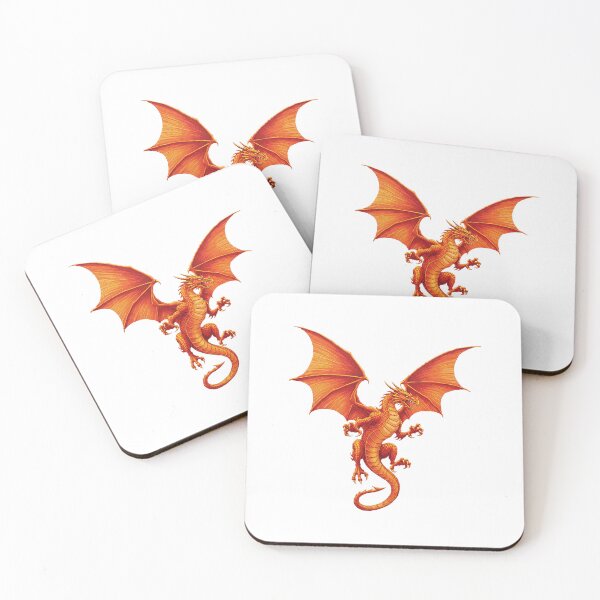 Item preview, Crimson Red Dragon Flying Fantasy Fire Beast designed and sold by TeeARTHY.