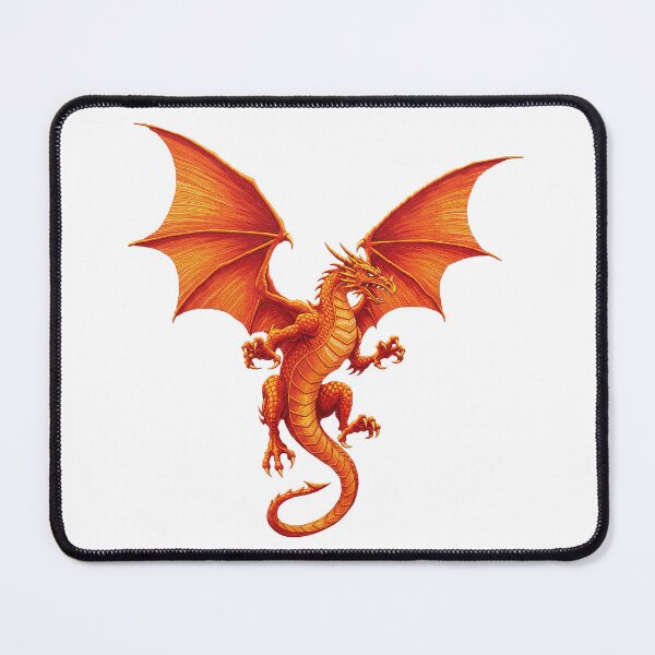 Item preview, Crimson Red Dragon Flying Fantasy Fire Beast designed and sold by TeeARTHY.