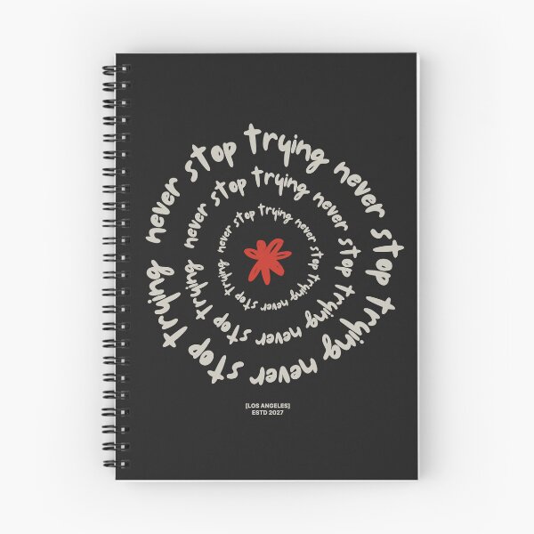 Item preview, Never Stop Trying – Motivational Quote T-Shirt designed and sold by Koumudi Luxe Studio.
