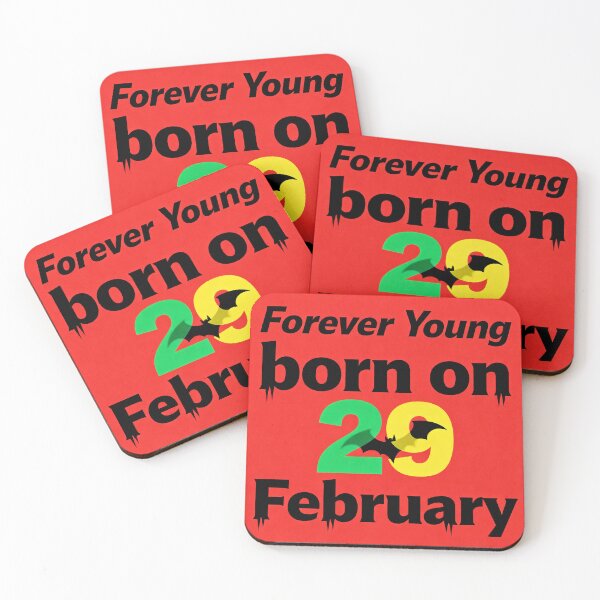 Item preview, Forever Young – Born on February 29 designed and sold by Abeshinobi.