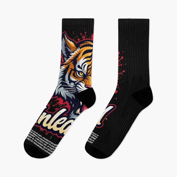 Item preview, UNLEASHED Roaring Tiger Mascot T-Shirt - Red Splatter Esports Gaming Logo designed and sold by Design-Pro-21.