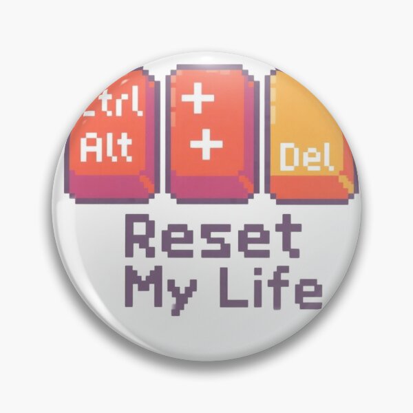 Item preview, Ctrl + Alt + Del — Pixel Art Keyboard, Reset My Life, Funny IT Design designed and sold by HappySproutArt.