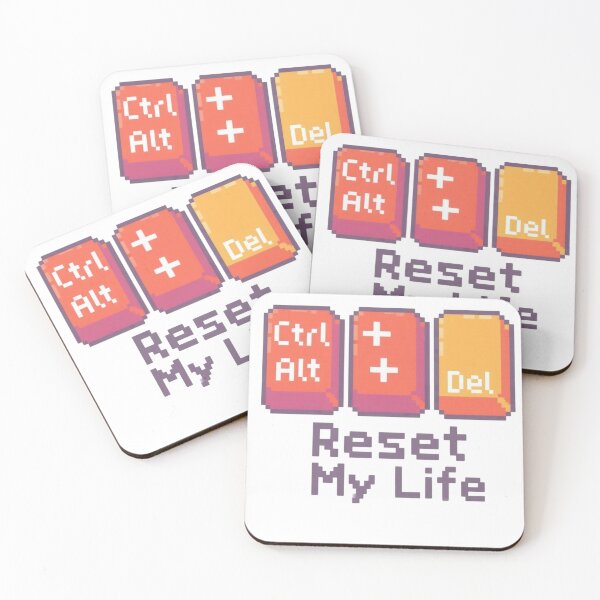 Item preview, Ctrl + Alt + Del — Pixel Art Keyboard, Reset My Life, Funny IT Design designed and sold by HappySproutArt.