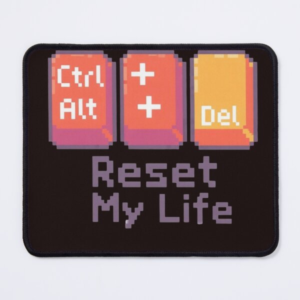 Item preview, Ctrl + Alt + Del — Pixel Art Keyboard, Reset My Life, Funny IT Design designed and sold by HappySproutArt.