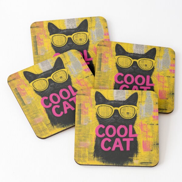 Item preview, Retro Cat Collage – Torn Cartoon Strip Fusion designed and sold by Nope Cats.