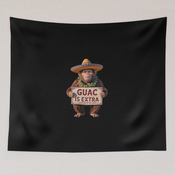 Item preview, Guardian of the Guac Bigfoot Sasquatch and El Squatcho designed and sold by dainegilbert.