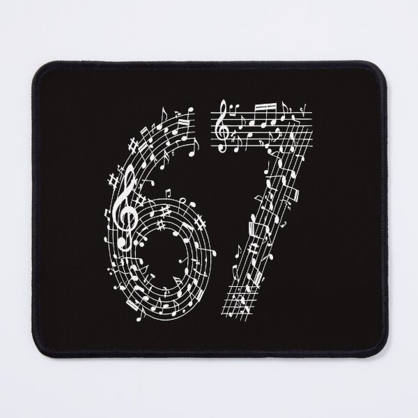 Item preview, Sixty Seven Music Notes Funny Musical Pattern designed and sold by torildorxop.