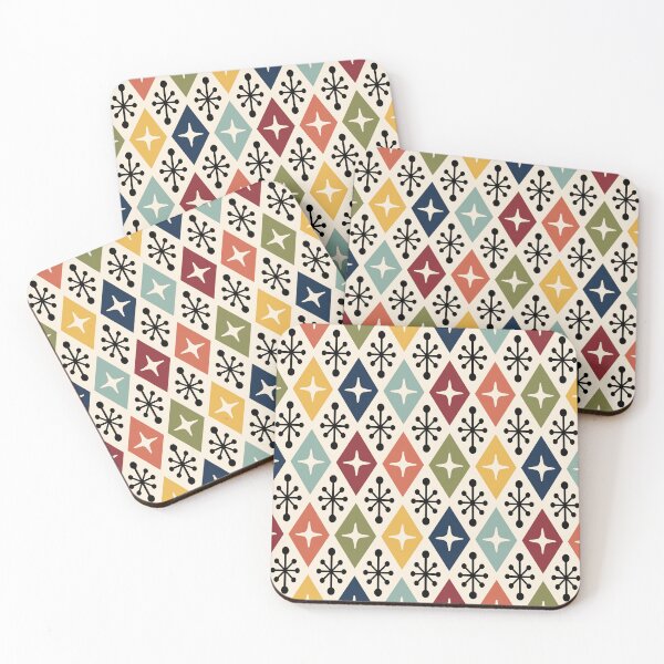 Item preview, Mid Century Modern Retro Starburst Pattern designed and sold by tonymagnerart.