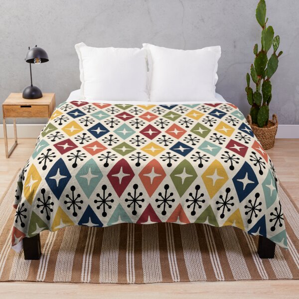 Artikelvorschau, Mid Century Modern Retro Starburst Muster entworfen und verkauft von tonymagnerart.