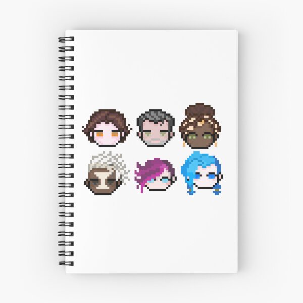 Item preview, Arcane Pixel Characters – Jinx, Vi, Jayce, Ekko, Mel & Viktor designed and sold by SaraSoraya.