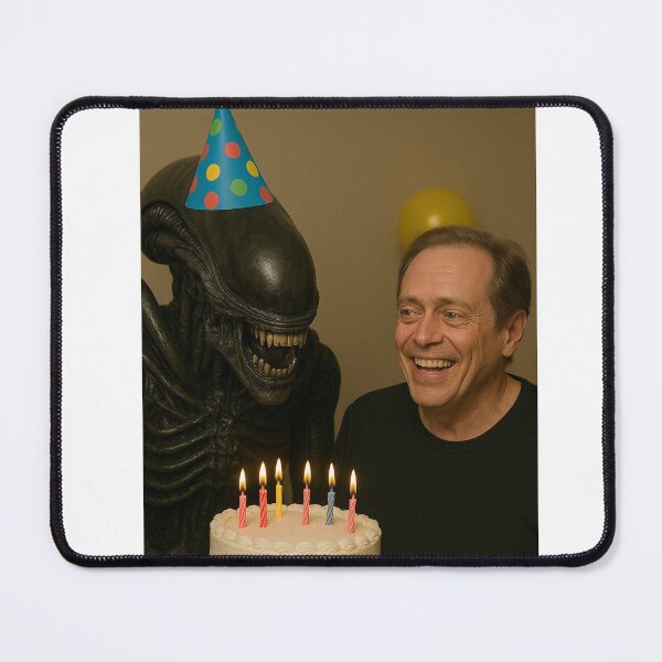Item preview, Steve buscemi Xenomorph terminator alien party hat birthday funny prank meme gift weird designed and sold by CheeseBlueprint.