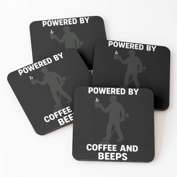 Item preview, Powered By Coffee And Beeps Metal Detecting designed and sold by LuminOrb.