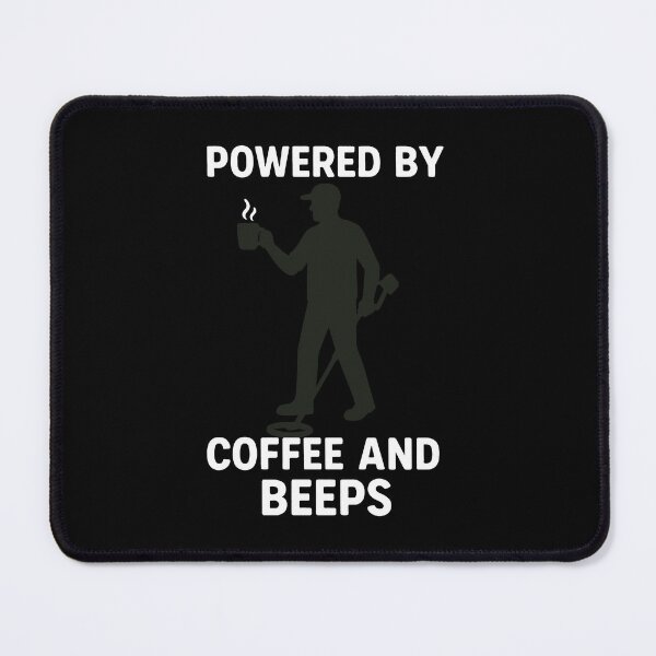 Item preview, Powered By Coffee And Beeps Metal Detecting designed and sold by LuminOrb.