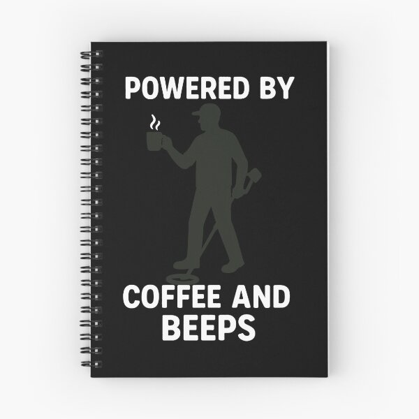 Item preview, Powered By Coffee And Beeps Metal Detecting designed and sold by LuminOrb.