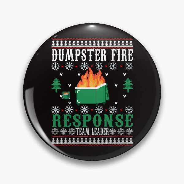 Item preview, Dumpster Fire Response Leader Funny Holiday Chaos Winter  designed and sold by torildorxop.