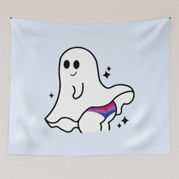 Item preview, Bisexual Ghost in Underwear – Cute Pride Funny Design designed and sold by Cannaxes Studio.