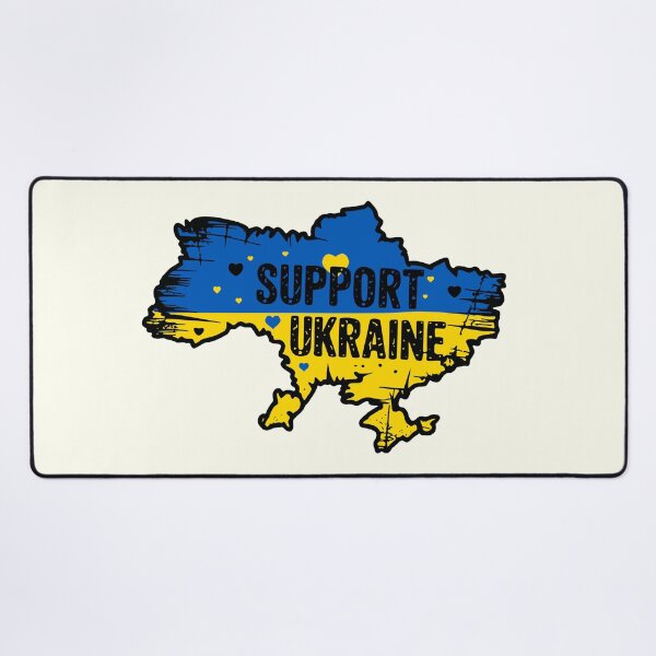 Item preview, Support Ukraine Map Design | Ukrainian Flag Colors Solidarity Print designed and sold by cabana.space.