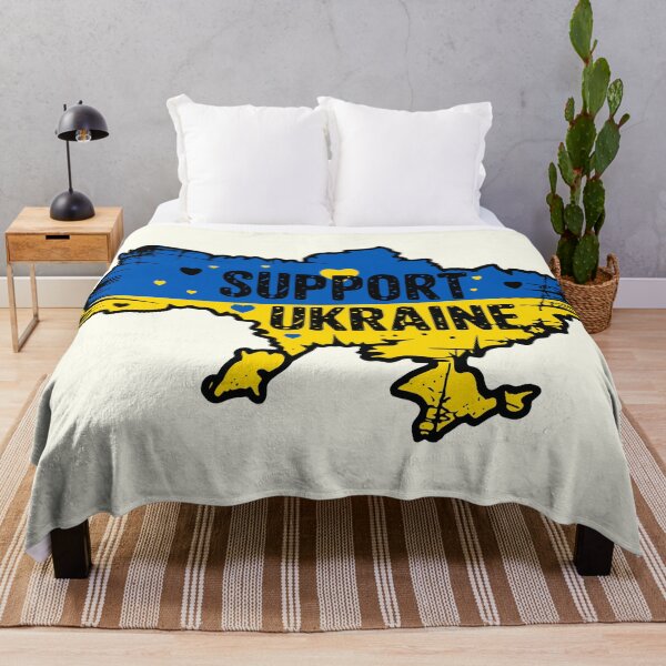 Item preview, Support Ukraine Map Design | Ukrainian Flag Colors Solidarity Print designed and sold by cabana.space.