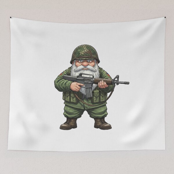 Item preview, Christmas Gnome Tactical designed and sold by RAWLIFEGRAPHIC.