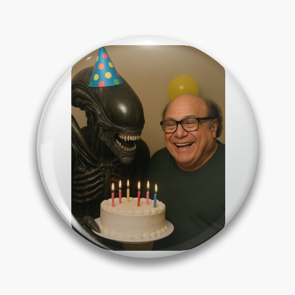 Item preview, Danny devito Xenomorph terminator alien party hat birthday funny prank meme gift weird designed and sold by CheeseBlueprint.