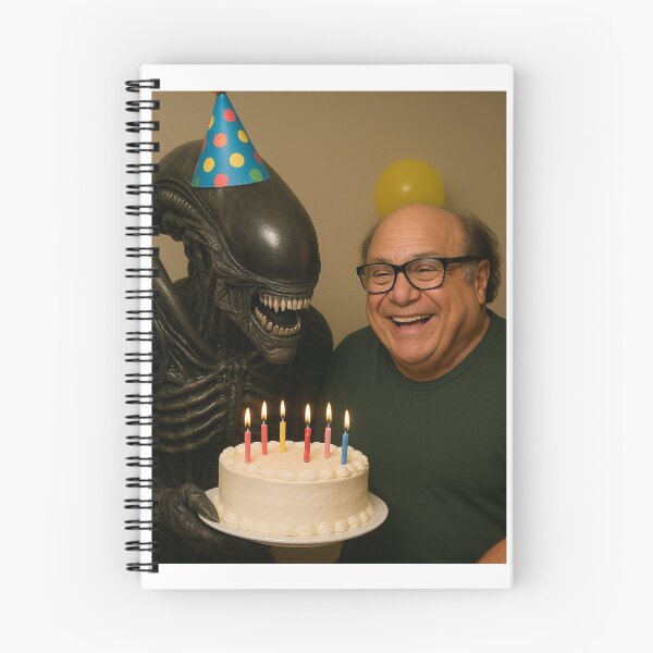 Item preview, Danny devito Xenomorph terminator alien party hat birthday funny prank meme gift weird designed and sold by CheeseBlueprint.