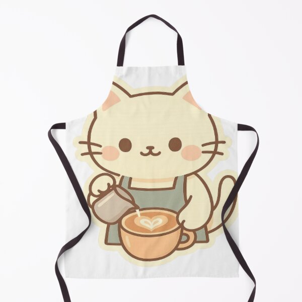 Item preview, Kawaii Cat Barista designed and sold by maciejdesing.