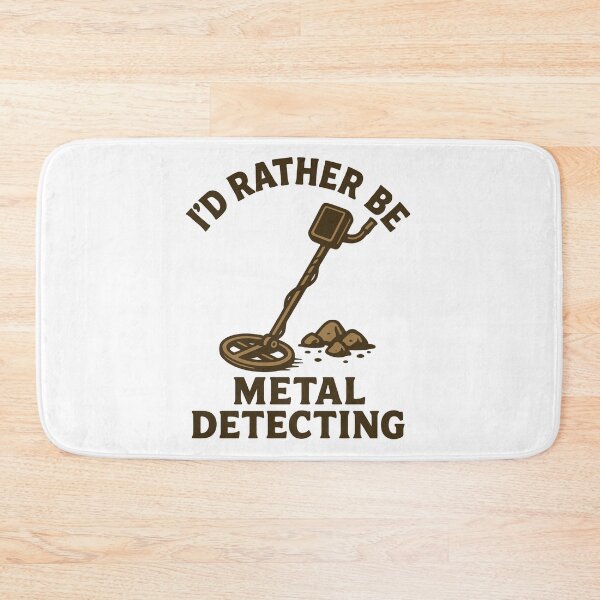 Item preview, I'd Rather Be Metal Detecting Treasure Hunter designed and sold by LuminOrb.