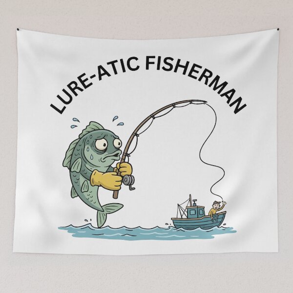 Item preview, Lure-atic Fisherman designed and sold by Clay Artista.