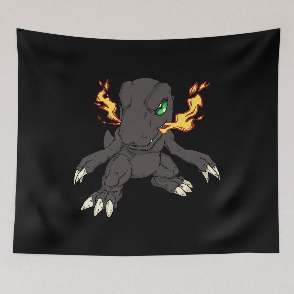 Item preview, Black Agumon designed and sold by TheWizardKitten.