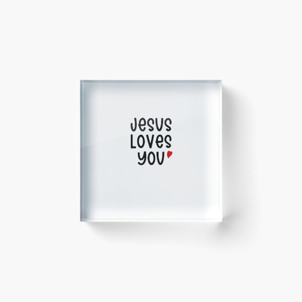 Item preview, Jesus Loves You designed and sold by Willow & Grace Designs.